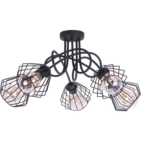Moderne LED-Deckenpendelleuchte im Loft-Stil