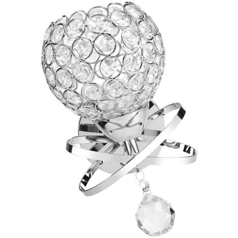 Moderne LED-E27-Kristall-Achteck-Wandleuchte für Wohnzimmer und Küche