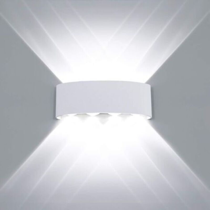 Moderne LED Plafonnier Étanche En Aluminium Applique Murale Rondelle Lumière Intérieur Extérieur Couloir Couloir Couloir 8w Blanc
