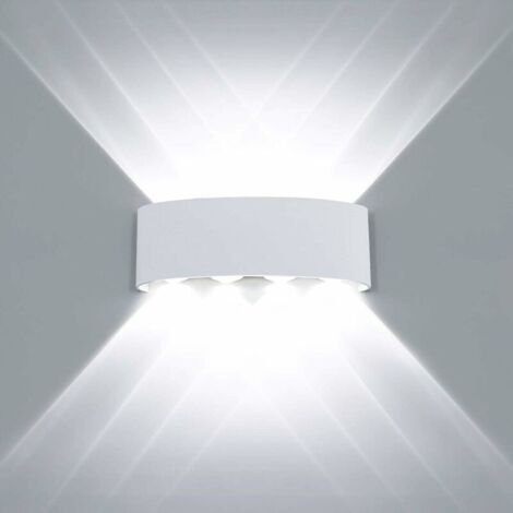 Moderne LED Plafonnier Étanche En Aluminium Applique Murale Rondelle Lumière Intérieur Extérieur Couloir Couloir Couloir 8w Blanc