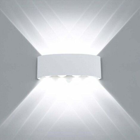 Moderne LED Plafonnier Étanche En Aluminium Applique Murale Rondelle Lumière Intérieur Extérieur Couloir Couloir Couloir 8w Blanc