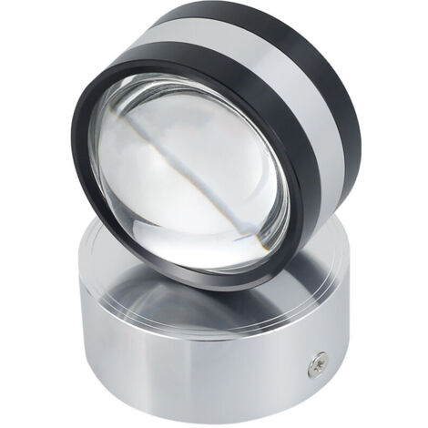 Moderne LED-Wandleuchte aus Aluminium, dekorative Innen- und Außenbeleuchtung, ideal für einen Tisch.