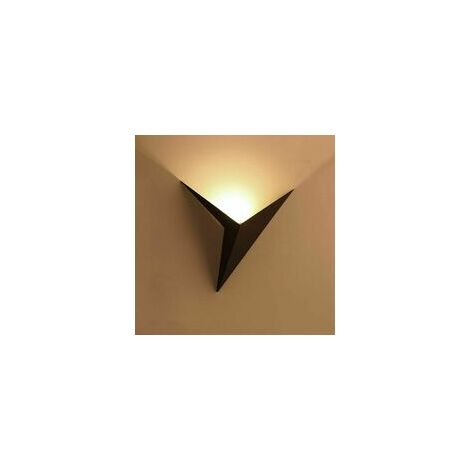 Moderne LED-Wandleuchte für den Innenbereich, dreieckige Wandleuchte, moderne Korridor-Wandleuchte, Wohnzimmer, dreieckig, Eisen-Korridorlampe für Schlafzimmer, Treppen (warmes Licht 3000 K)