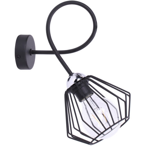 Moderne Loft-Draht-Wandlampe