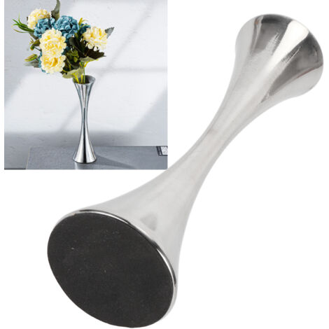 Moderne Metallvase – Runde Zylindervase aus Edelstahl – Einzigartig und elegant für Tisch und moderne Dekoration