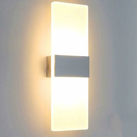 Moderne Nordisch Wandleuchte LED Innen 6W Persönlichkeit Deckenleuchte Acryl Wandlampe für Wohnzimmer Schlafzimmer Treppe Flur Warmweiß