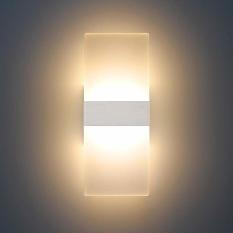 Moderne Nordisch Wandleuchte Warmweiß LED Innen 6W Persönlichkeit Deckenleuchte Acryl Klassisch Wandlampe für Wohnzimmer Schlafzimmer Treppe Flur