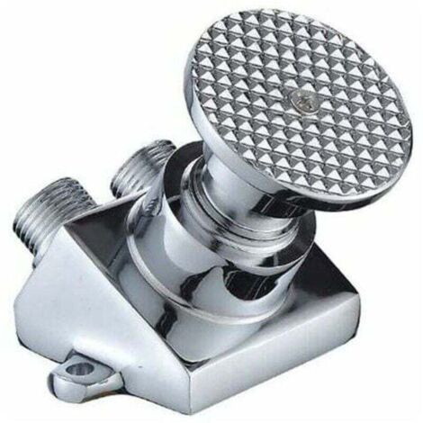 Moderne Pied Lien Robinet, pédale Food Factory Lavabo Taps Hôpital Valve Pédale Robinet d'eau Froide Pédale Simple Robinet de cuivre du Corps Commutateur