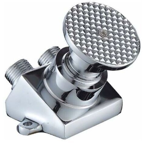 Moderne Pied Lien Robinet, pédale Food Factory Lavabo Taps Hôpital Valve Pédale Robinet d'eau Froide Pédale Simple Robinet de cuivre du Corps Commutateur, Enlé
