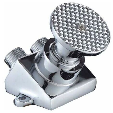 Moderne Pied Lien Robinet, pédale Food Factory Lavabo Taps Hôpital Valve Pédale Robinet d'eau Froide Pédale Simple Robinet de cuivre du Corps Commutateur, Ensoleillé