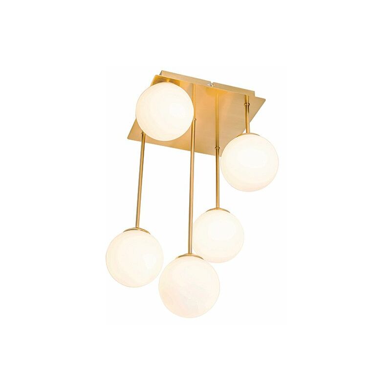 Image of Qazqa - Modern Ceiling Light Gold&hellip;