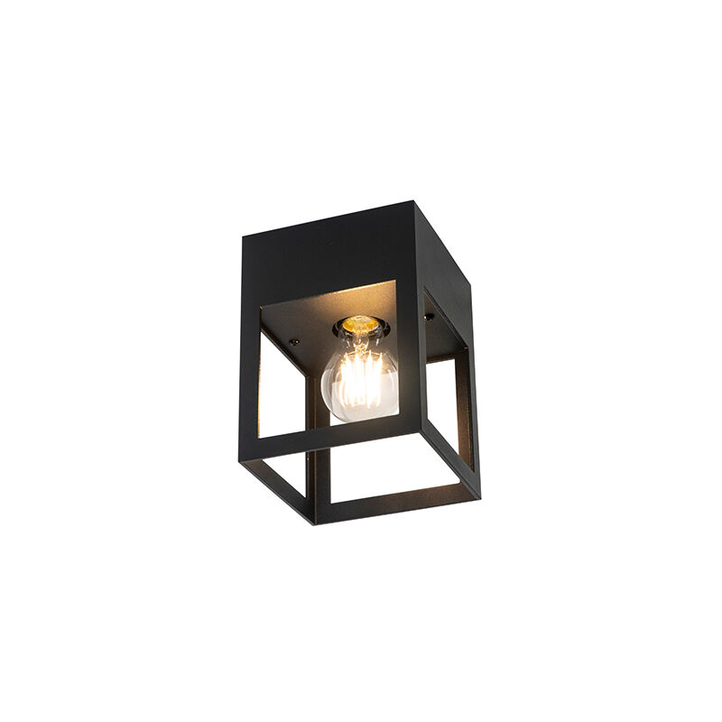 Modern ceiling lamp black - Cela