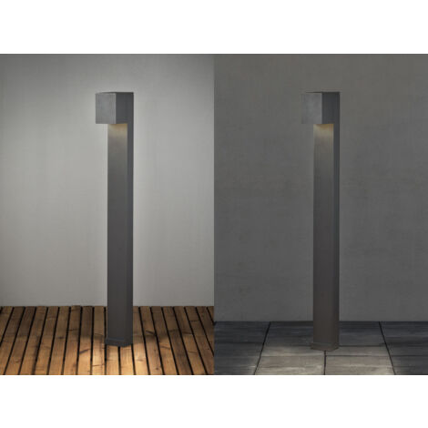 Moderne Pollerleuchte CREMONA in Anthrazit, Höhe 100cm