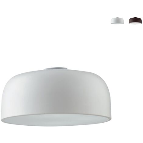 Moderne runde Deckenleuchte aus Metall 38 cm Bristrot - Weiß