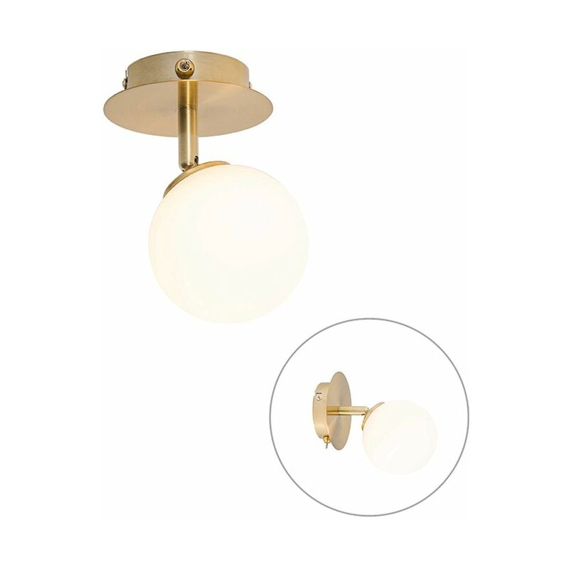 Image of Modern Spot Gold with Opal Glass&hellip;