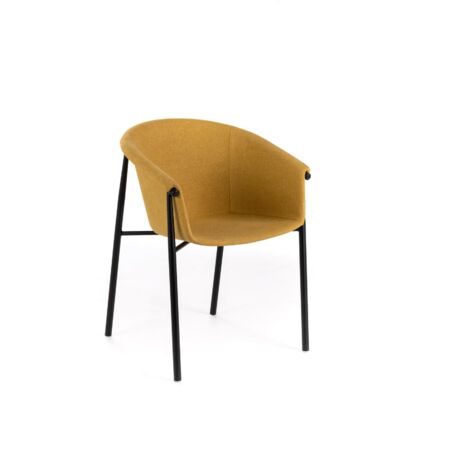 Moderne Stoffstühle 58cm x 56cm H. 79cm - Set mit 4 Stühlen
