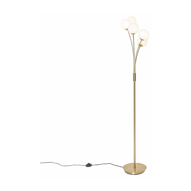 Image of Qazqa - Modern Floor Lamp Gold&hellip;