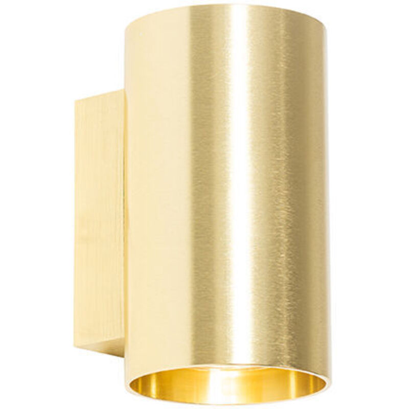 Image of Modern Wall Light Gold Round 2-Light&hellip;
