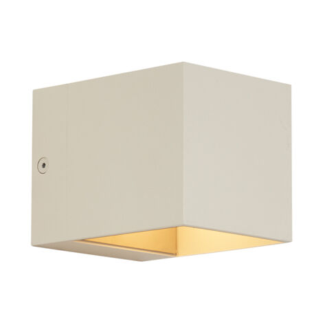 Moderne Wandleuchte Beige G9 Quadratisch - Transfer
