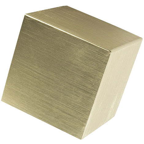Moderne Wandleuchte Gold - Cube - Gold/Messing