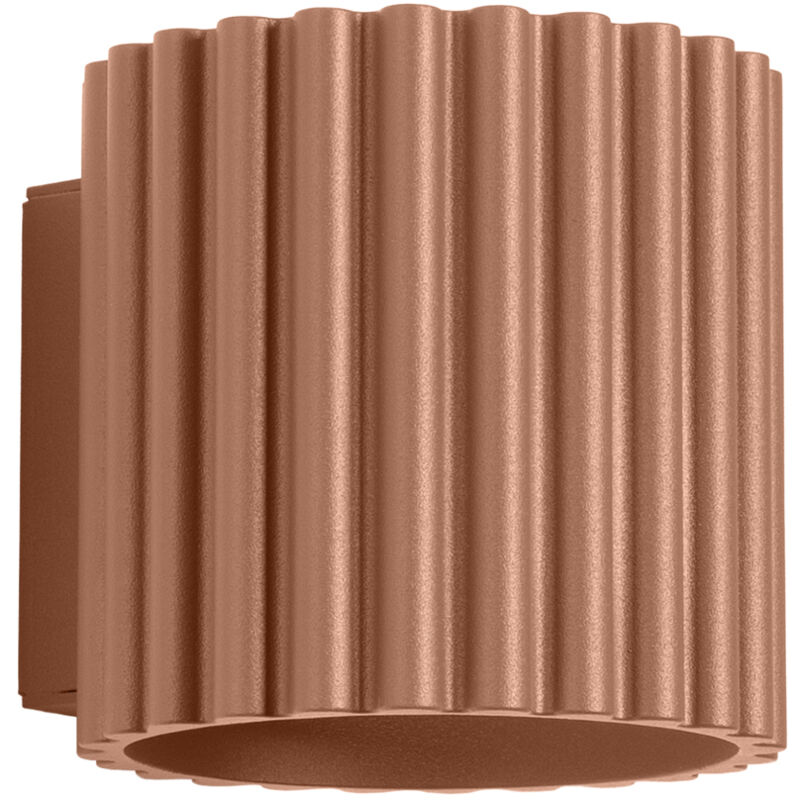 Wandleuchte Aura 1 G9 Mokka Aluminium Sollux Sl.1806