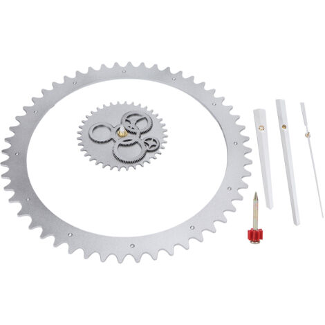 Moderne Wanduhr mit geräuschlosem Uhrwerk – luftiges Metallgehäuse, Wohnzimmerdekoration, Geschenkidee