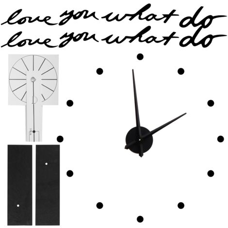 Moderne Wanduhr mit selbstklebender Spiegeloberfläche – Zeitgenössische und Designer-Wohndekoration