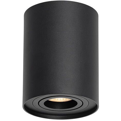 Moderner Deckenspot schwarz dreh- und neigbar - Rondoo up