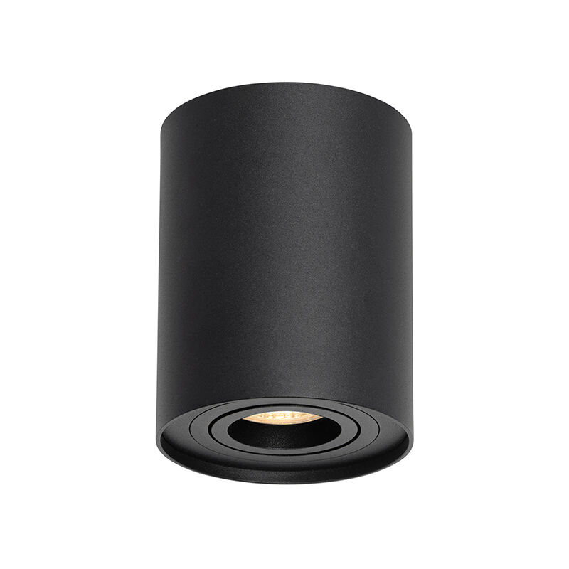Qazqa Moderner Deckenspot Schwarz Dreh- Und Neigbar - Rondoo Up