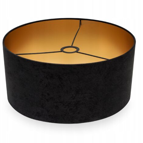 MODERNER GOLDENER SAMT-LAMPENSCHIRM 40 cm
