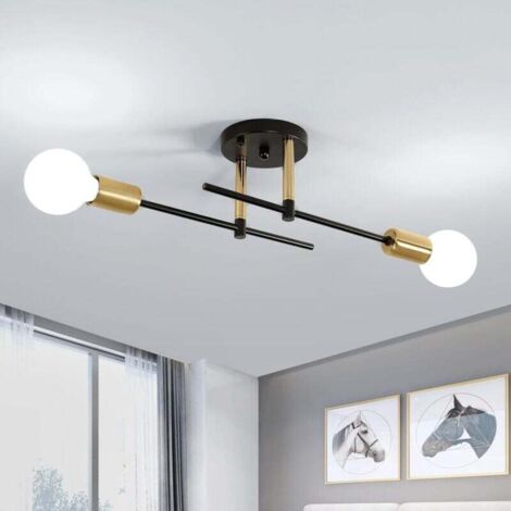 Moderner Kronleuchter, E27-Leuchten, Vintage-Industrie-Deckenleuchte, DIY-Form, Vintage-Deckenlampe