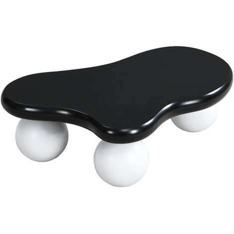 Moderner runder Beistelltisch aus Sicherheitsglas - Ø 80 cm, multifunktionales Design. Fächerförmiges Gestell. Tischbeine aus MDF in Nussbaum-Optik. Ideal für Esszimmer, Wohnzimmer, Büro etc.
