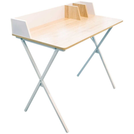 MODERNER SCHREIBTISCH Brico weiß Loft MIT ZWEI FÄCHERN
