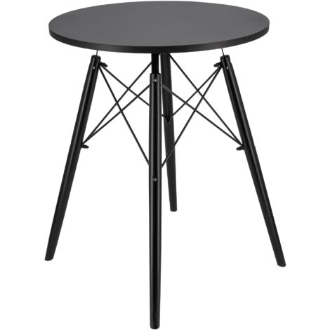 Moderner skandinavischer brauner runder Tisch für das Wohnzimmer, das Esszimmer und die Küche