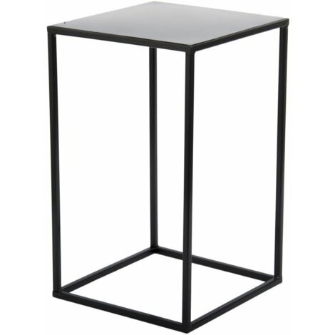 Moderner, stehender Blumenständer, 40 cm, schwarz
