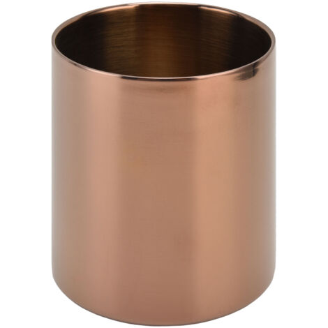 Moderner Stiftehalter mit Hochglanzfinish aus 1,2 mm starkem Edelstahl – 400 ml Fassungsvermögen für Stifte und Bleistifte