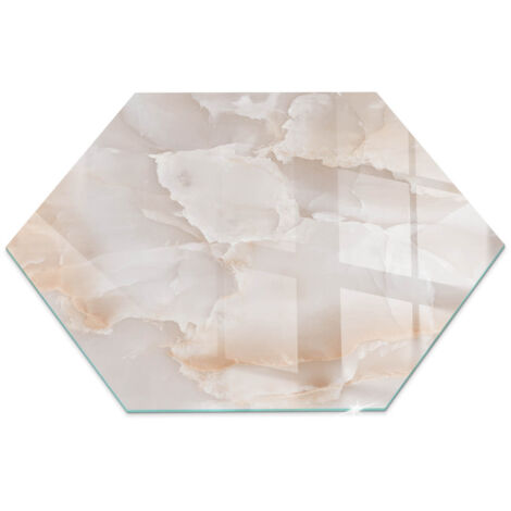 Modernes Kaminaccessoire Funkenschutzplatte für Kamin Hitzeschutz Schutzplatte Hartglas Dekorative Glasbodenplatte Natursteinmuster h40 cm