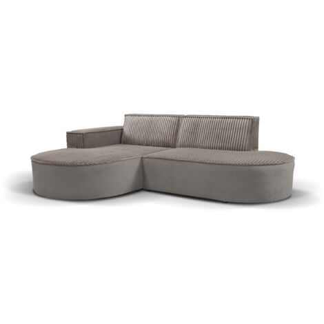 Modernes L-förmiges Designer-Ecksofa Modena Soft Beige Links