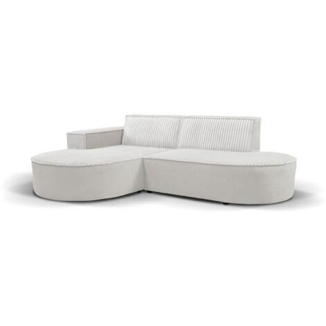 Modernes L-förmiges Designer-Ecksofa Modena Soft Ecru Links