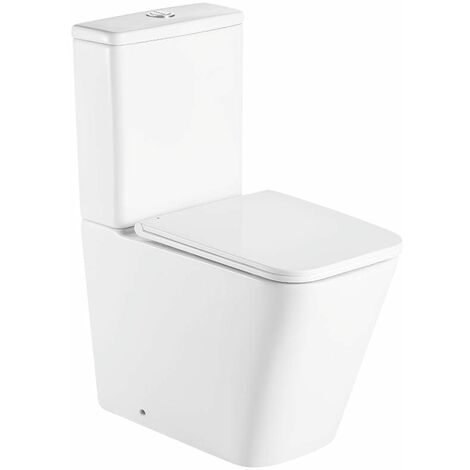 Modernes Stand-WC Keramik PISA niedriger Spülkasten