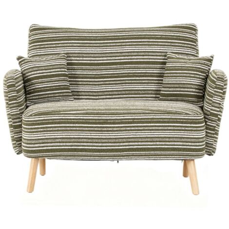 Modernes Zweisitzer-Sofa im Stil, mit superbequemen Armlehnen, Armlehnenkissen und Aufbewahrungstasche, tiefes Zweisitzer-Sofa, komfortables modernes Sofa für Schlafzimmer, kleine Räume, Wohnungen und