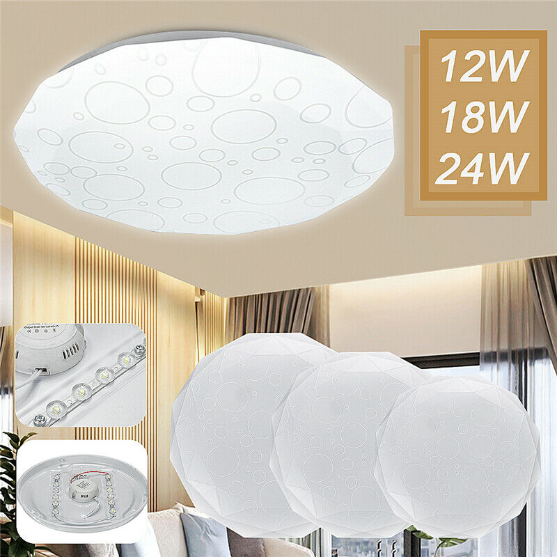 

18LED Luz de Techo, Estilo Moderno 18W Forma de Gota de Agua LED 2835SMD Candelabros para Sala de Estar, Dormitorio, Cocina, Iluminación del Hogar,