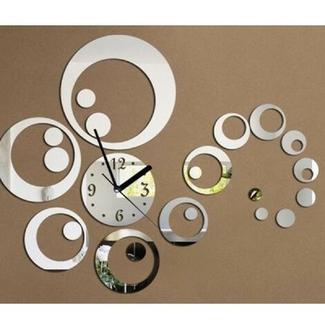 Compre Espejo Pegatina Pared Reloj De Alta Calidad Espejo Autoadhesivo  Espejo Relojes Pegatinas y Reloj Adhesivo Espejo de China por 2.3 USD