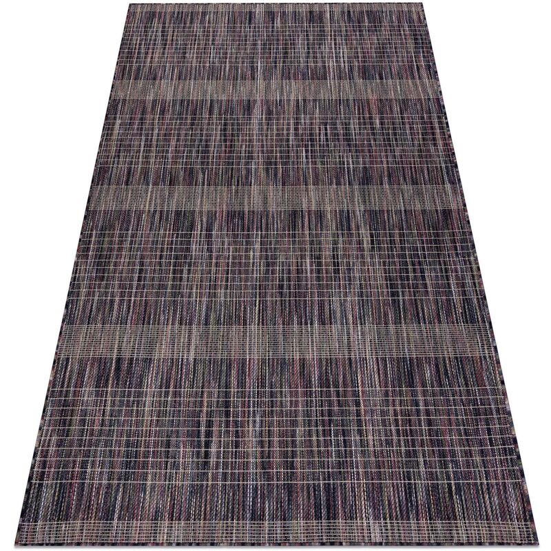 

Moderno alfombra sisal FISY Rayas 20777A marrón / violet Multicolor 160x220 cm