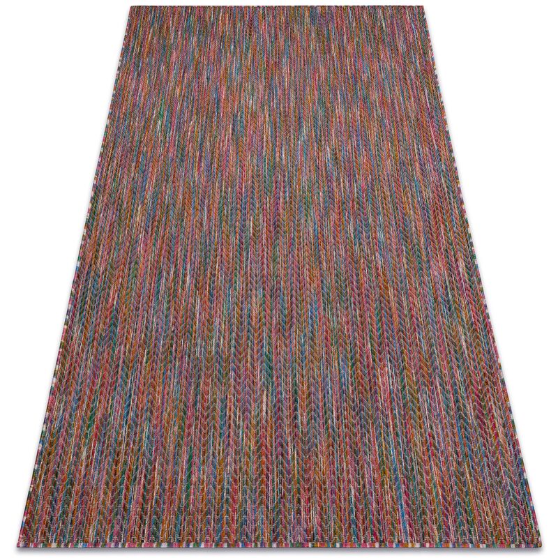 

Rugsx - Moderno FISY alfombra sisal 20776 Zigzag, mezcla rosado Multicolor 80x150 cm