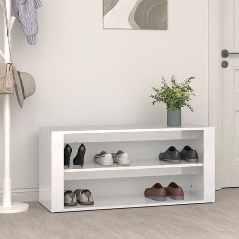 Mobile per scarpe LONDON 100x35 cm bianco/beige