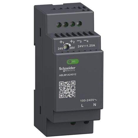 Modicon ABL - alimentation à découpage - 1,2A - 100à240Vca mono/biphasé - 24Vcc