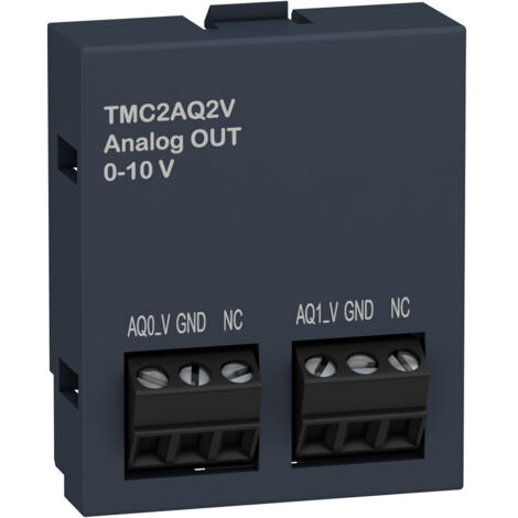 Modicon M221, cartouche 2 sorties analogiques, tension 0-10V  - TMC2AQ2V