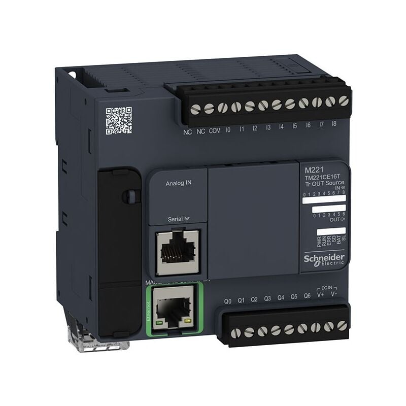 Schneider Electric - Schneider TM221CE16T compact M221 16 en pnp transistor Ethernet controller