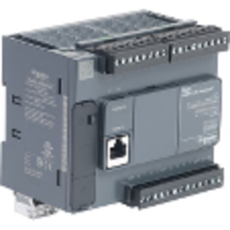 Modicon M221, contrôleur 24E/S relais, port série, 100/240VCA - TM221C24R